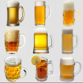 Haonai glass, bulk nice quality beer glass cup